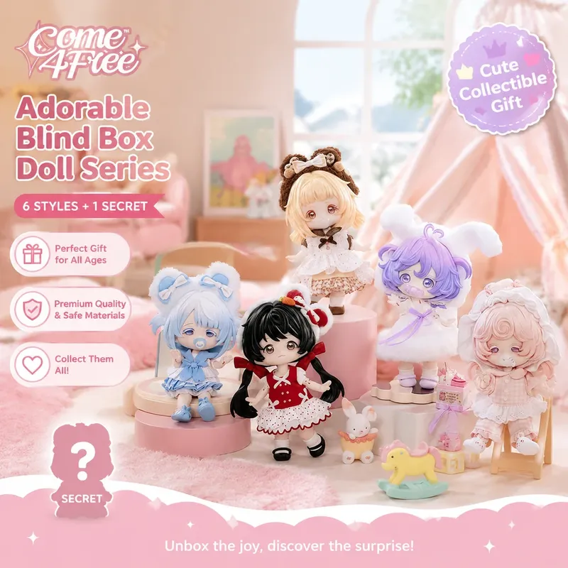 Collectible & Vintage Dolls For Christmas - Come4free ブラインドボックスシリーズ BJDドール ドレスアップ コレクタブルオーナメント デスクトップデコレーション