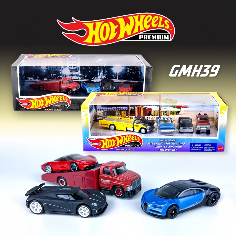 Mattel Collectible & Vintage Dolls - オリジナルホットホイールマテルプレミアム 4 個レーシングチーム限定コレクションシミュレーションカーモデル合金車グッズ車のおもちゃモデル