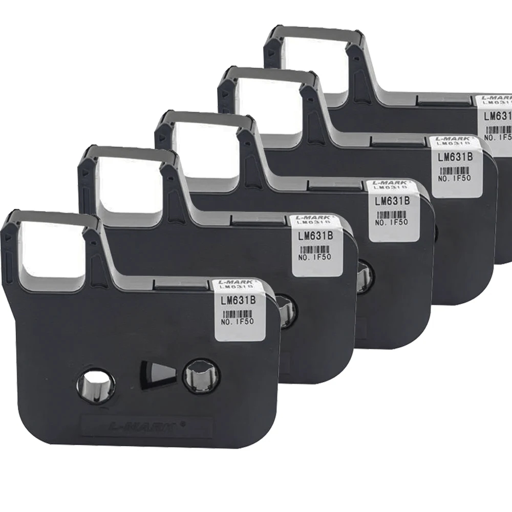 Typewriter Ribbon Roll - 100 メートル/ロール黒タイプライターインクカートリッジ LM631B インクリボンワイヤーマーカー ID プリンタリングマーキングマシン