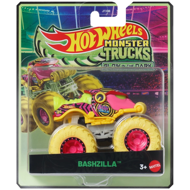 Mattel Collectible & Vintage Dolls - マテル ホットウィール モンスタートラック 蓄光シャーク レイク JFX08