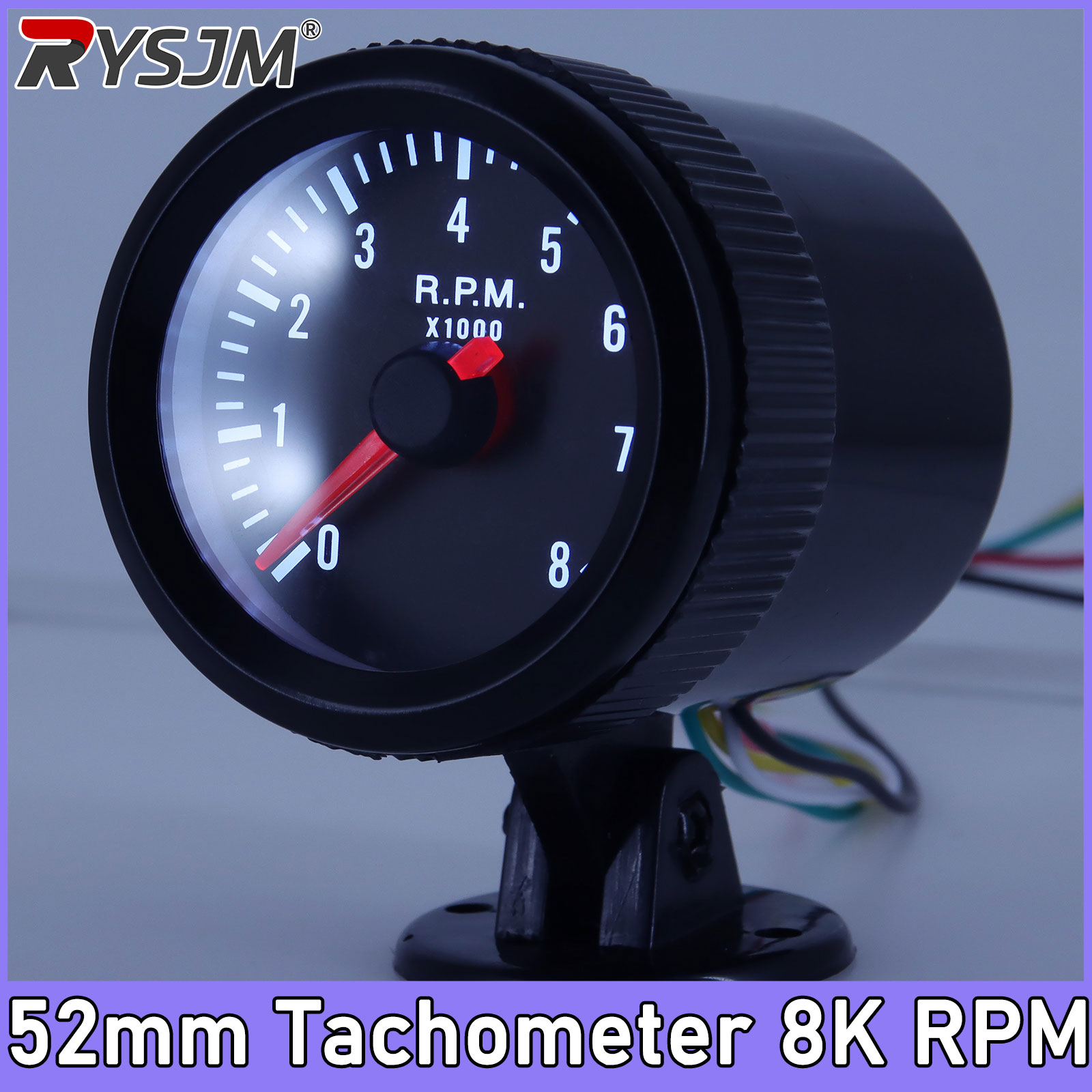 2インチ 52mm タコメーター 車用メーター RPM ゲー - Analog Meter Gauge のレビューと価格