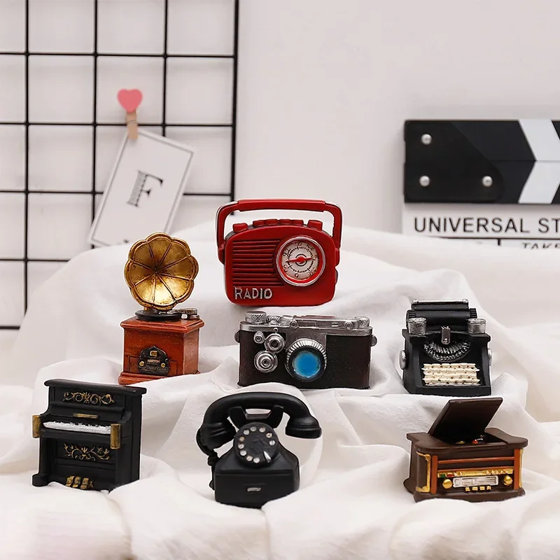 ヴィンテージミニカメラ装飾デスクトップ写真撮影プロップミニチ - Vintage Collectible Furniture のレビューと価格