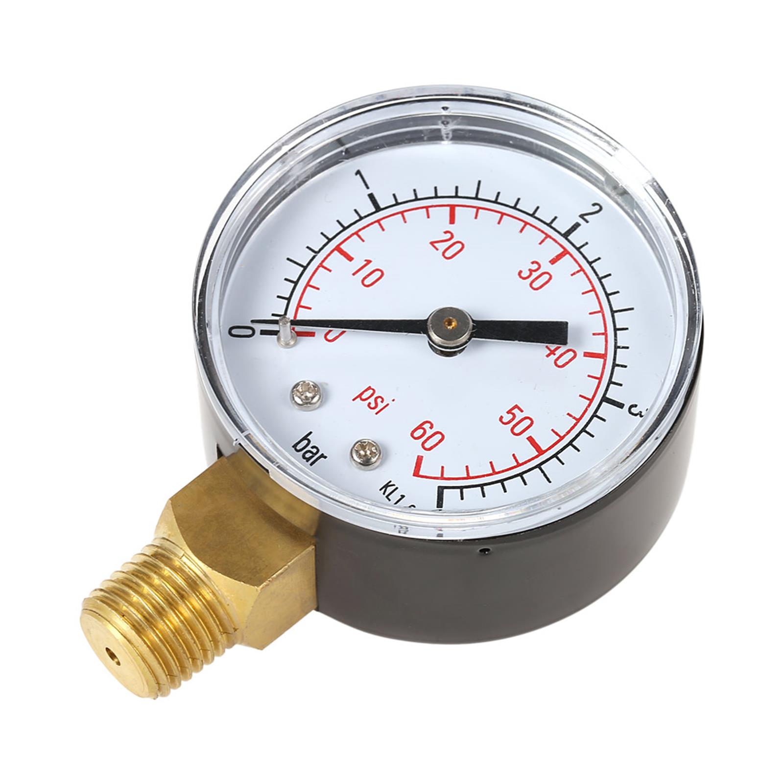 50 ミリメートルプールフィルター水圧油圧圧力計メーター圧力 - Analog Meter Gauge のレビューと価格