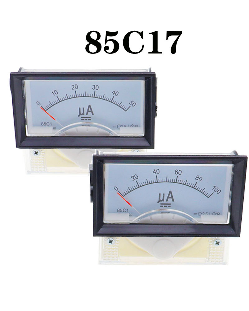 ポインタタイプパネルマウントアナログ電流計ゲージ DC メー - Analog Meter Gauge のレビューと価格