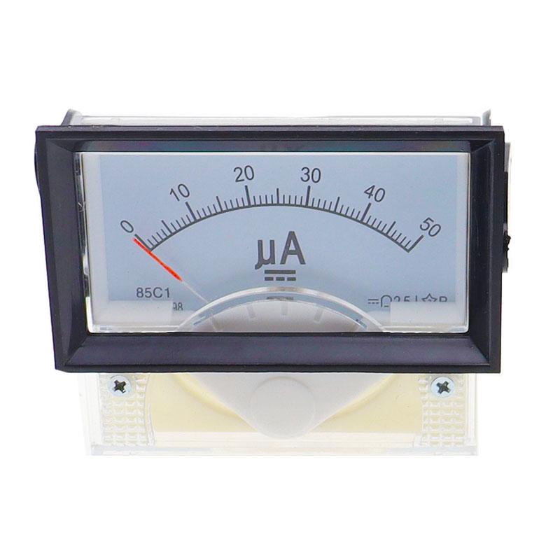 ポインタタイプパネルマウントアナログ電流計ゲージ DC メー - Analog Meter Gauge のレビューと価格