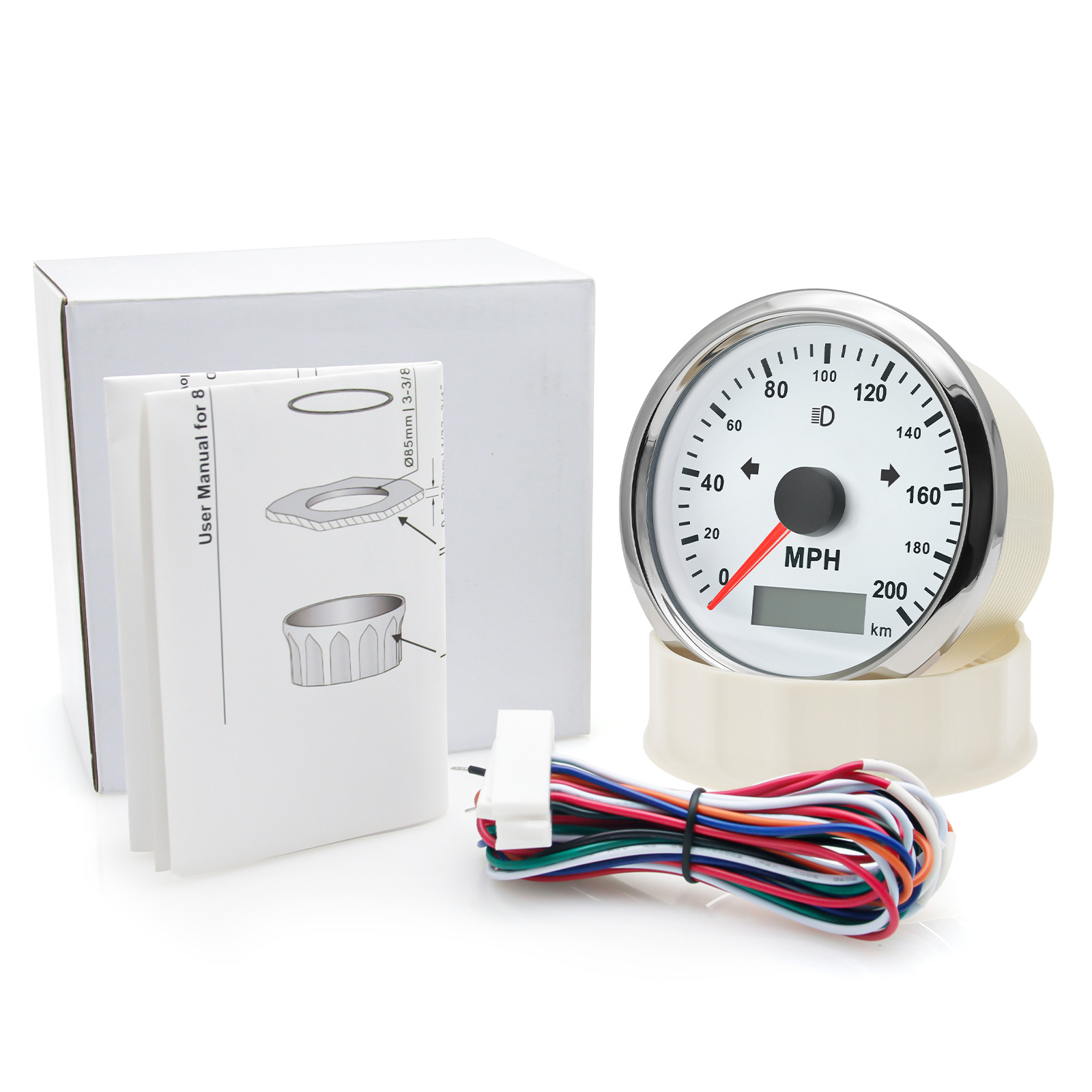 Kmhスピードメーターゲージ、パルススピードメーター、走行距 - Analog Meter Gauge のレビューと価格