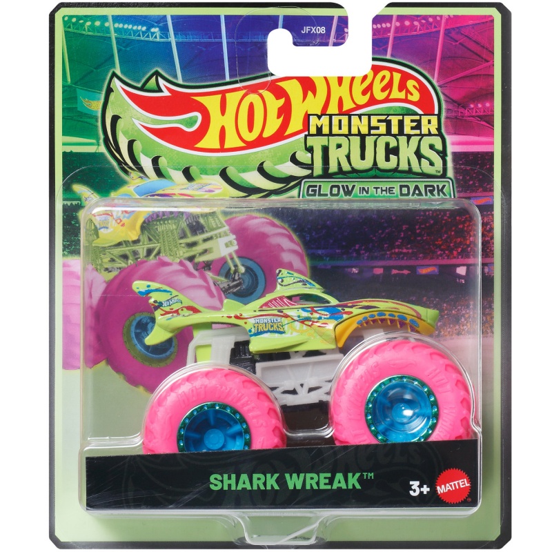 マテル ホットウィール モンスタートラック 蓄光シャーク レ - Mattel Collectible & Vintage Dolls のレビューと価格